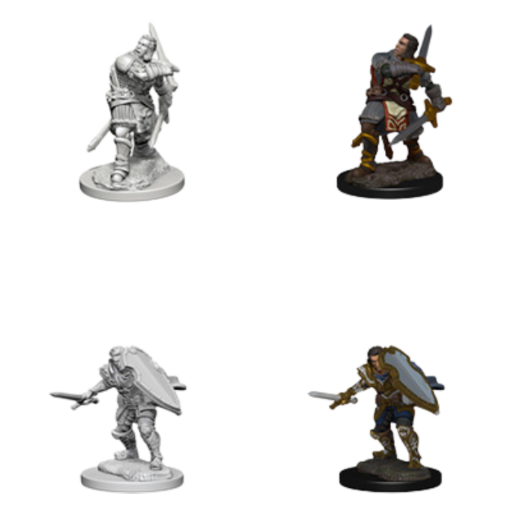 DND Nolzur's Marvelous Unpainted Miniatures W03 Human Paladin Male