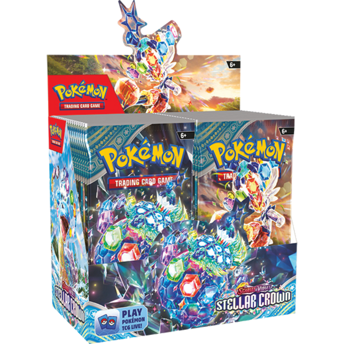 Pokemon TCG Scarlet & Violet Stellar Crown Booster Box (36 Booster Packs)