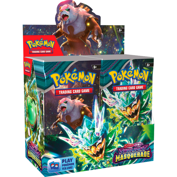 Pokemon TCG Scarlet & Violet Twilight Masquerade Booster Box (36 Booster Packs)