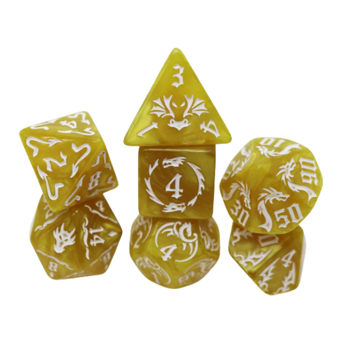 FBG RPG Dice Set Drake's Flight - Lightning