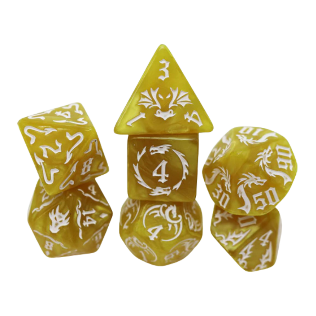 FBG RPG Dice Set Drake's Flight - Lightning