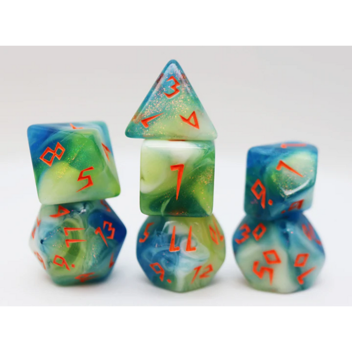 FBG RPG Dice Set Scratched Clouds