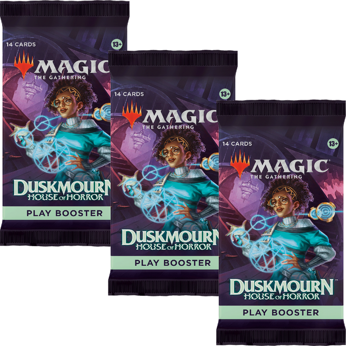 MTG Duskmourn: House of Horror Play Booster Pack x3