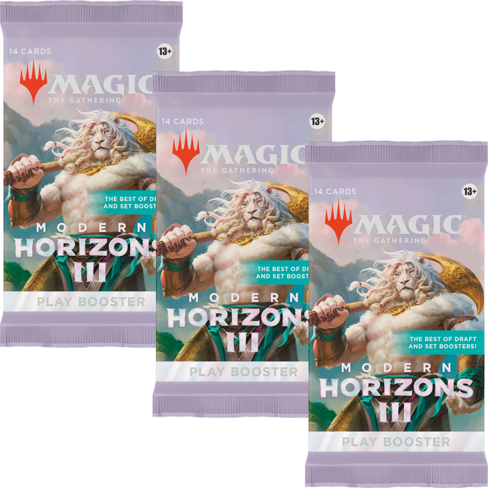 MTG Modern Horizons 3 Play Booster Pack x3