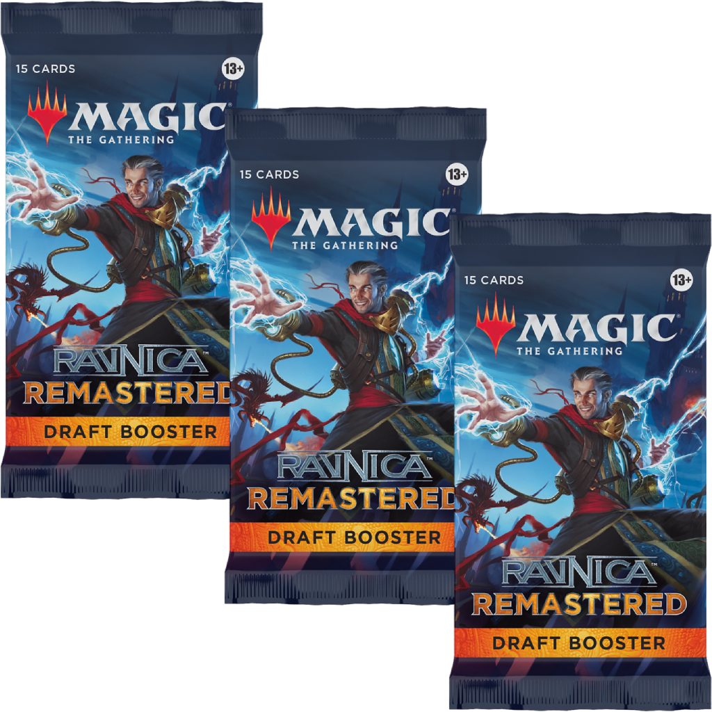 MTG Ravnica Remastered Draft Booster x3