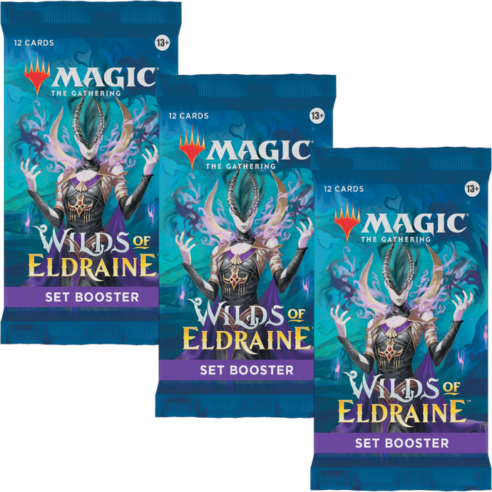 MTG Wilds of Eldraine Set Booster Pack x3