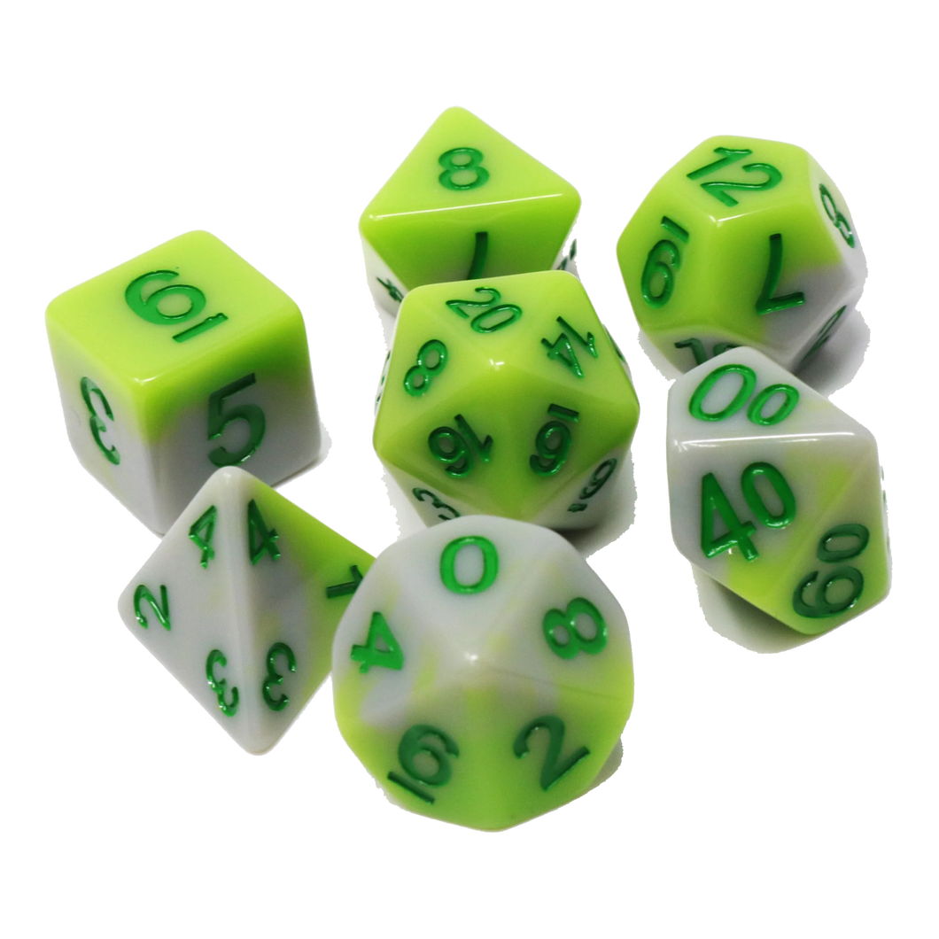 DHD RPG Dice Set Spring Sprout