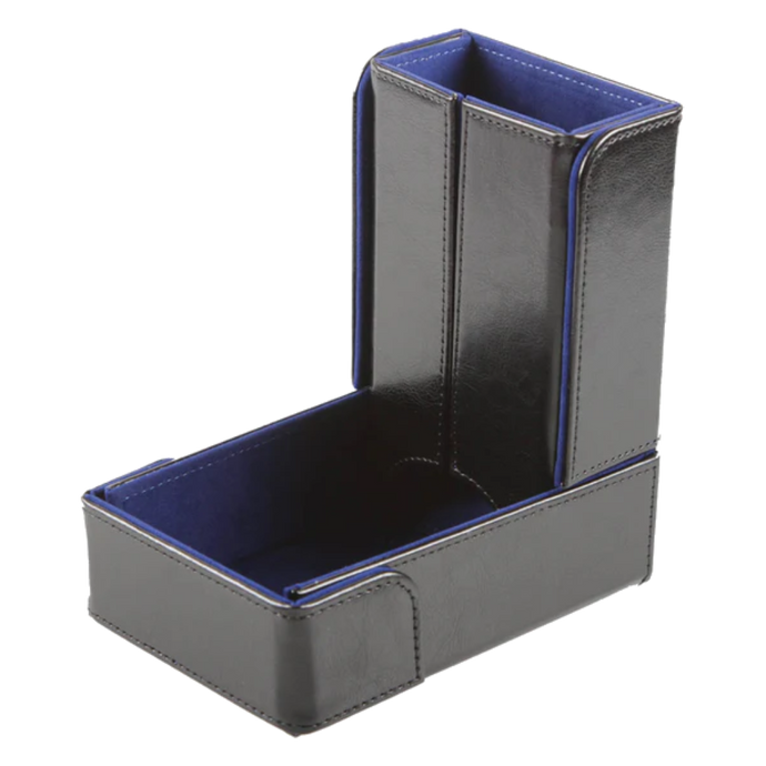 The Keep: Compact Magnetic Dice Tower and Dice Tray - Blue