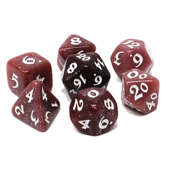 DHD RPG Dice Set Rerolls - Recycled Dice