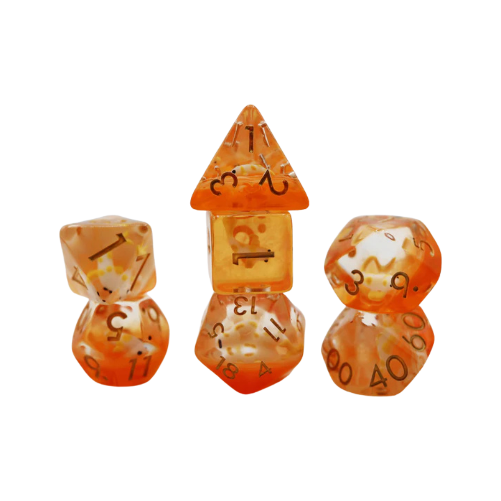 FBG RPG Dice Set Golden Koi