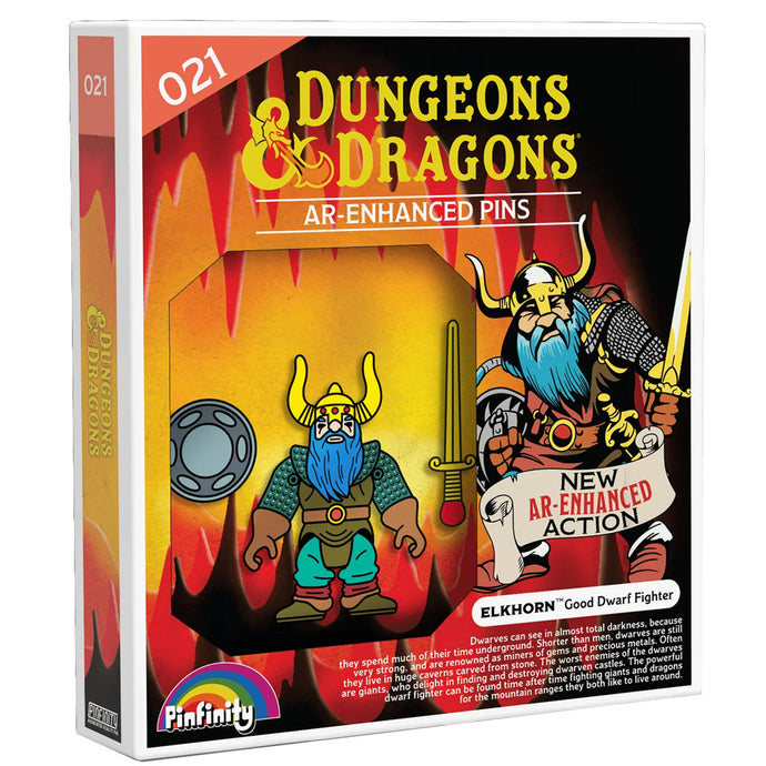 D&D Augmented Reality Pins: Series 1 - Elkhorn, Good Dwarf Fighter