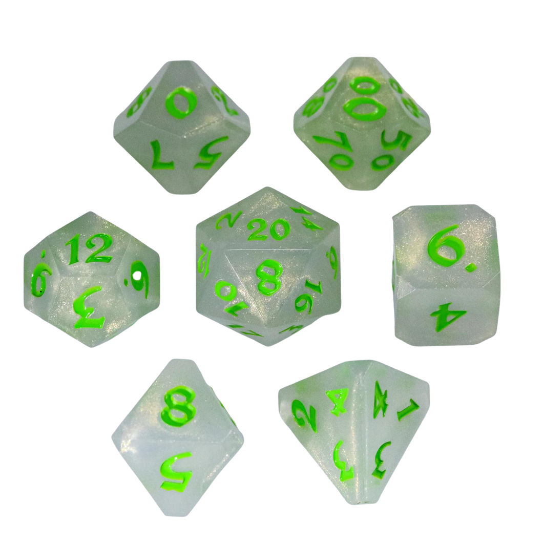 DHD RPG Dice Set Ectoplasm