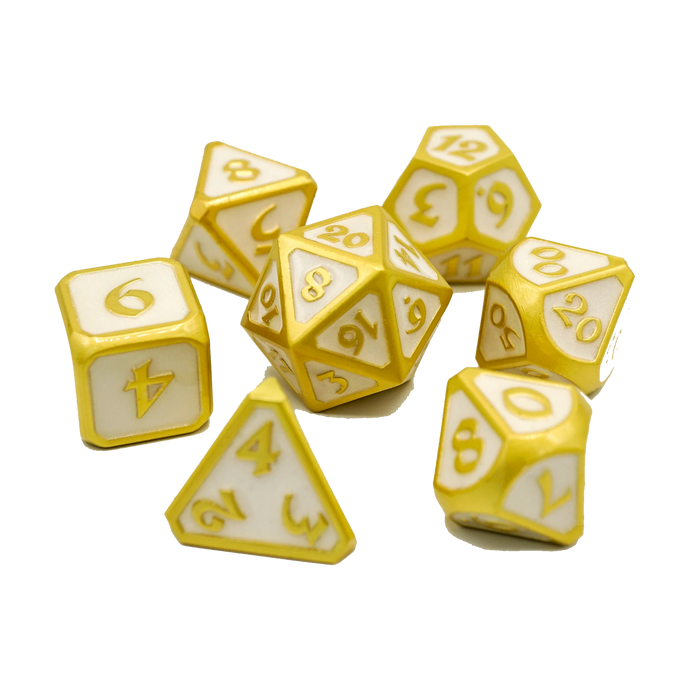 DHD Metal RPG Dice Set Celestial Relic