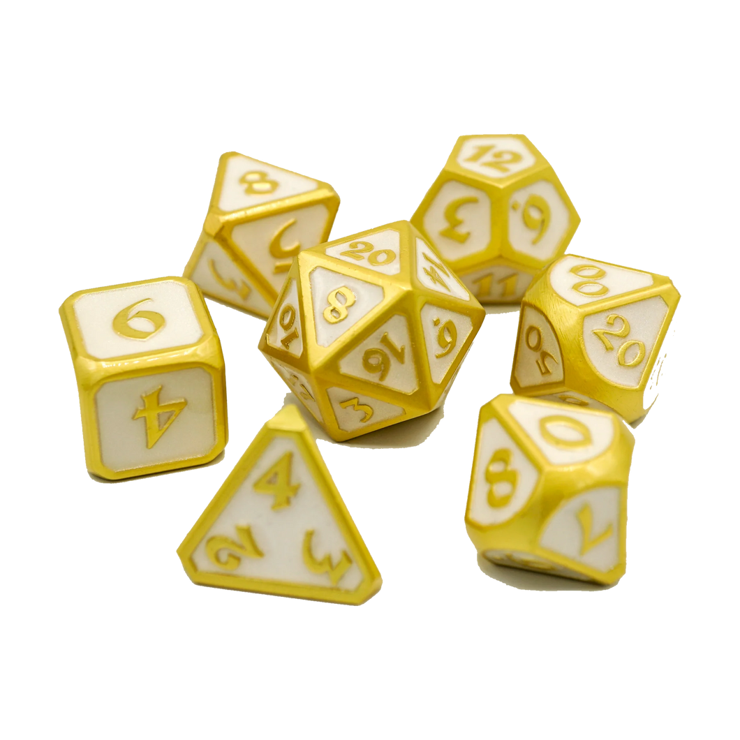 DHD Metal RPG Dice Set Celestial Relic