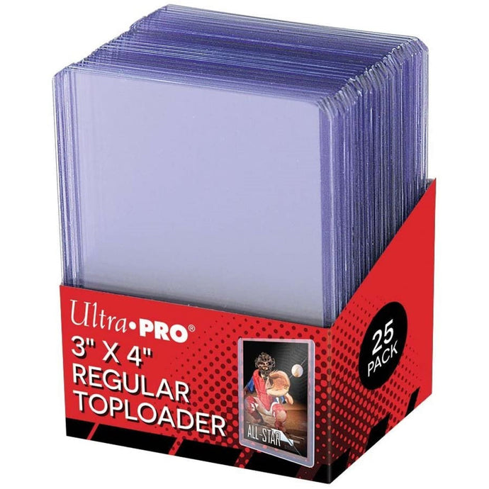 Ultra Pro 3 X 4 Regular Toploaders 25 pack