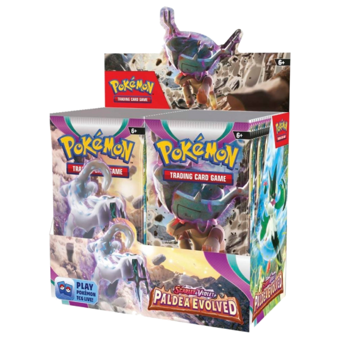 Pokemon TCG Scarlet & Violet Paldea Evolved Booster Box (36 Booster Packs)